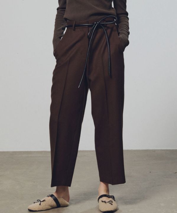 ウールカーブパンツ