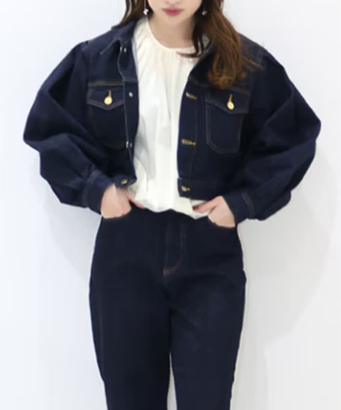 パワショルデニムジャケット