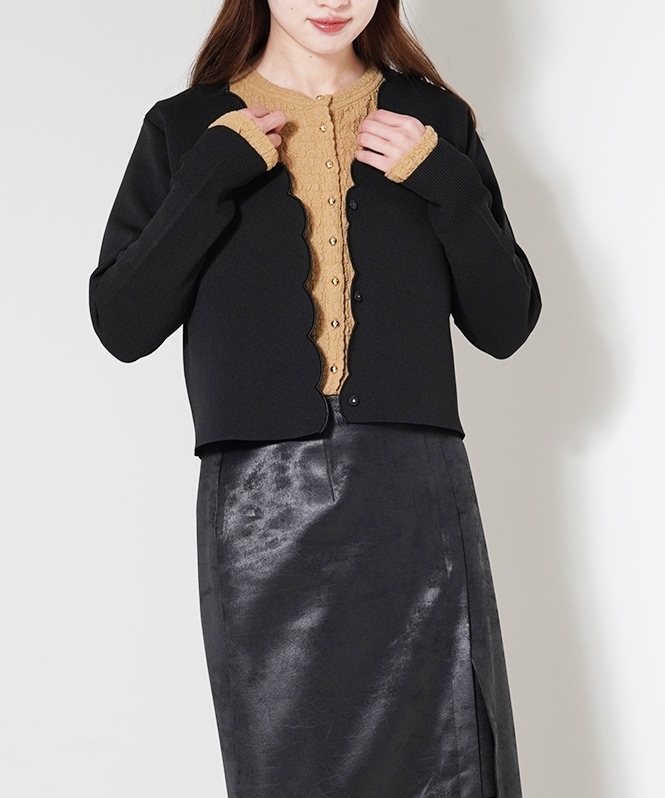 シェリーラファム　おめかしビジュー　カーディガン シェリーラファム おめかしビジュー カーディガン