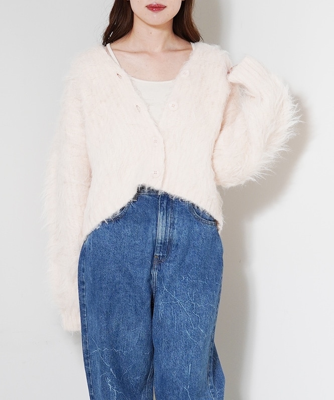 ❤️さえら★アキアカネ★エレガント★バラモチーフ付★フリル遣いの美しいカーディガン ❤️さえら☆アキアカネ☆エレガント☆バラモチーフ付☆フリル