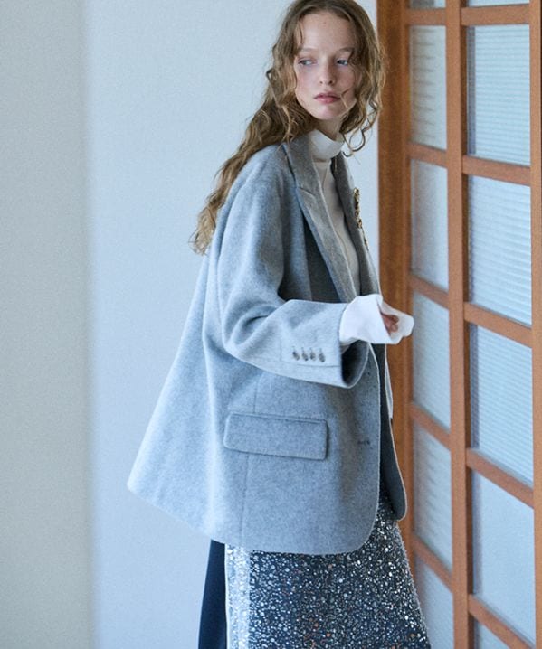 ⭐︎RED CHOP WORKSボアノーカラーハーフコートcanalviaj⭐︎ CANAL JEAN（キャナルジーン）の「RED CHOP WORKS(レッド