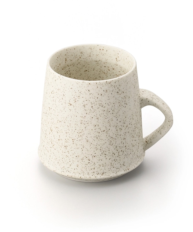 【受注生産】Rim Mug -Nashiji White-