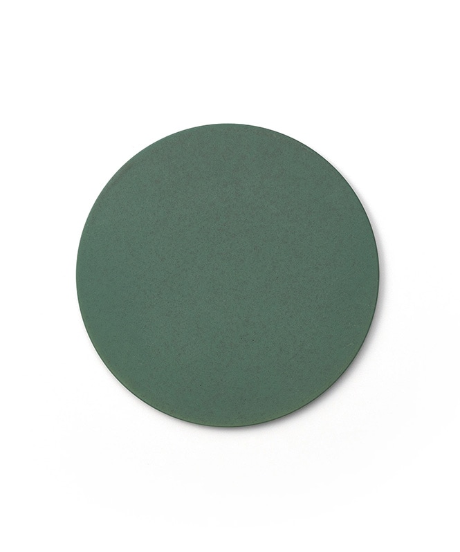 【受注生産】Flat plate Ф15cm -Nashiji Green-