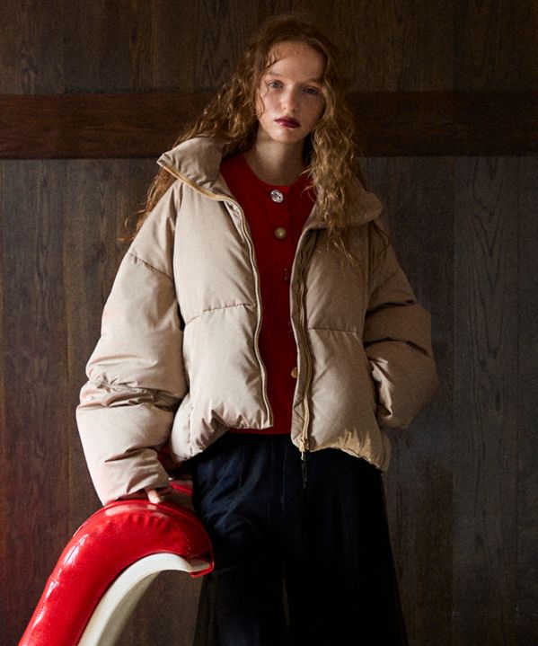 ショート丈ダウン