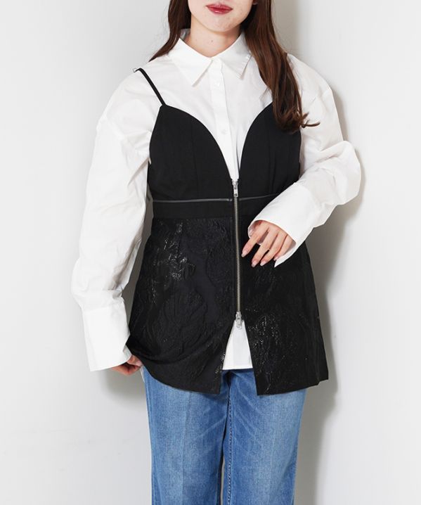 ジャガードビスチェ | TOPS,キャミソール／タンクトップ | ROOM903 online