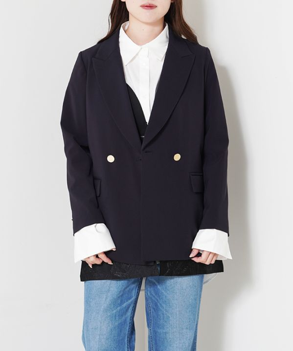 ステファニーダブルクロストラッドジャケット