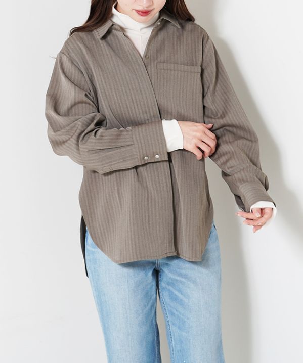2WAYレイヤードシャツ