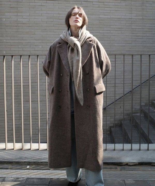 DOUBLE WOOL LONG COAT