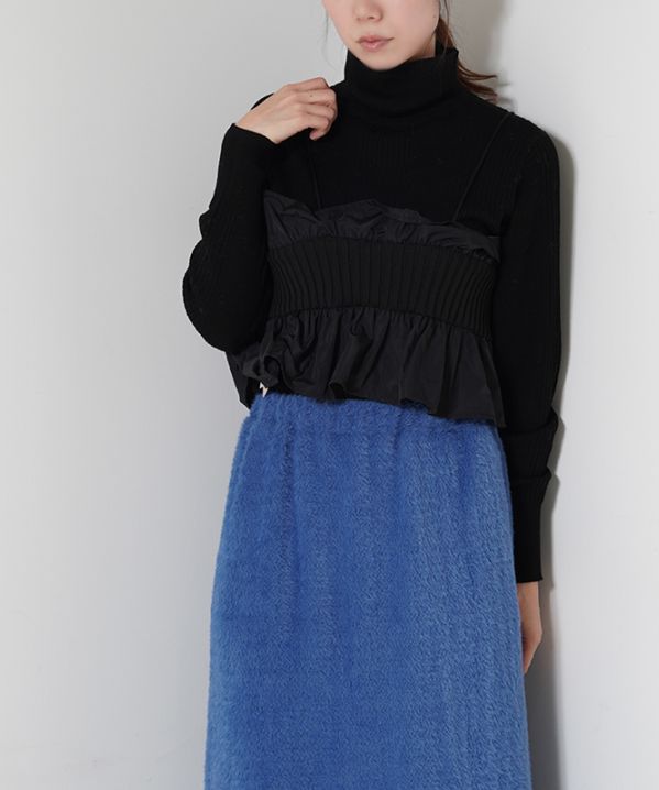 リブタートルプルオーバー