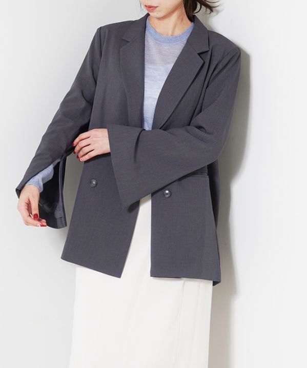 ダブルボタンテーラードジャケット