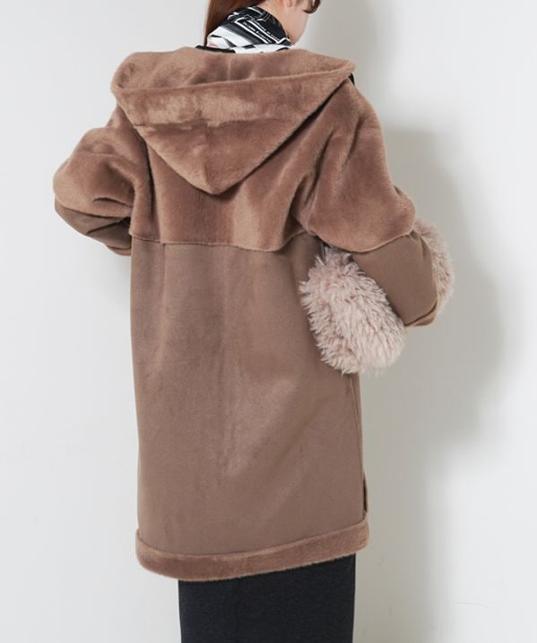 シープ×スエードリバーシブルコート