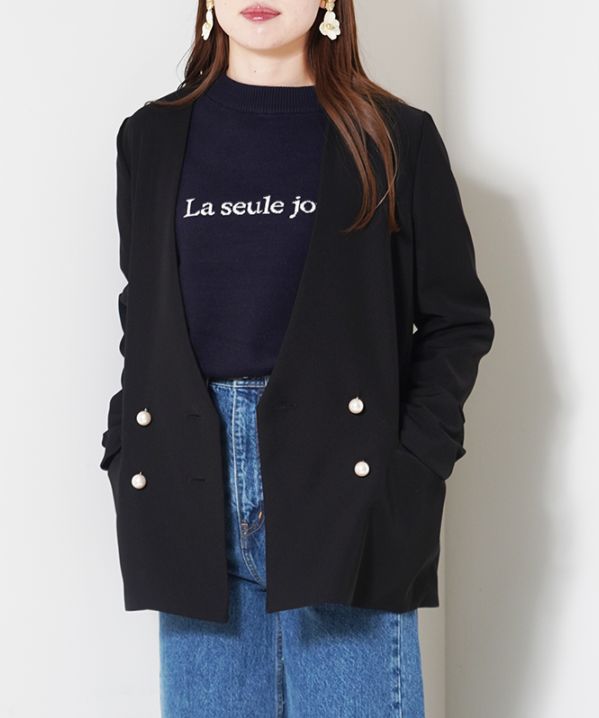 パール釦ジャケット