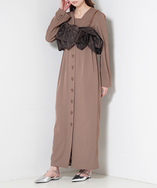 Raffie organza dress