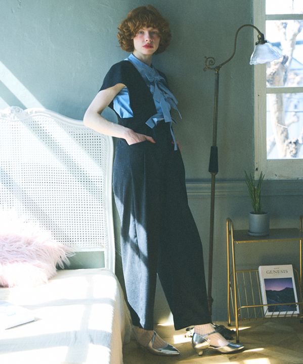 ワイドドレープコンビネゾン