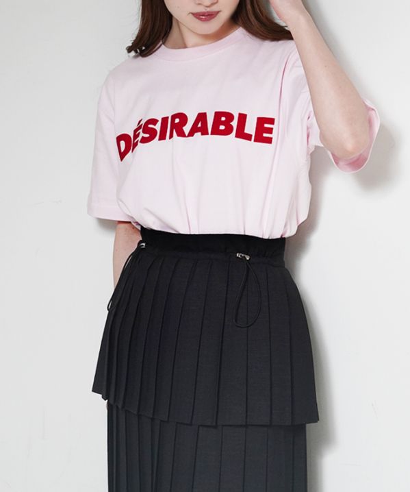 DESIRABLE グラフィックロゴTシャツ