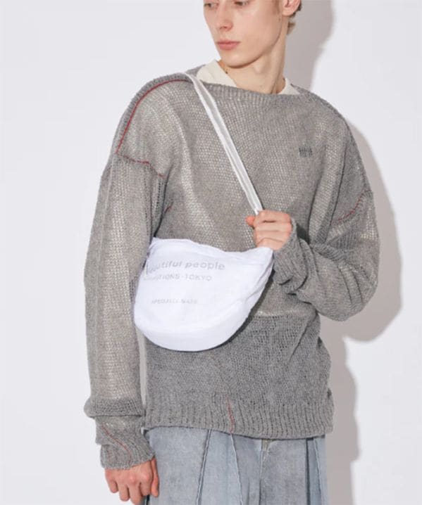 nothing to hide half moon bag