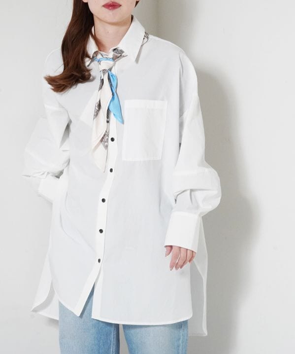 スカーフシャツ