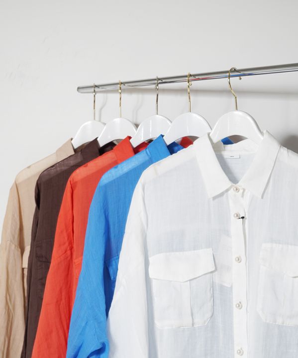 【COMING SOON】リネンパールボタンシャツ
