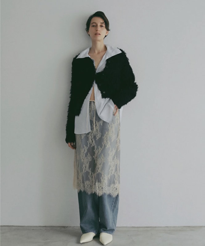 【26WINTER PRE ORDER】スカラレーススカート