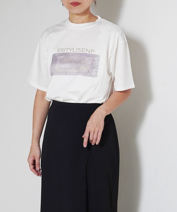 転写レースTシャツ
