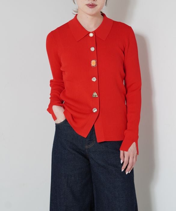 Bijou Knit Polo Shirt