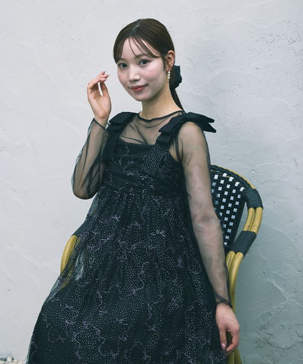 stardust tulle dress