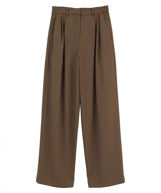 BASIC TUCK PANTS