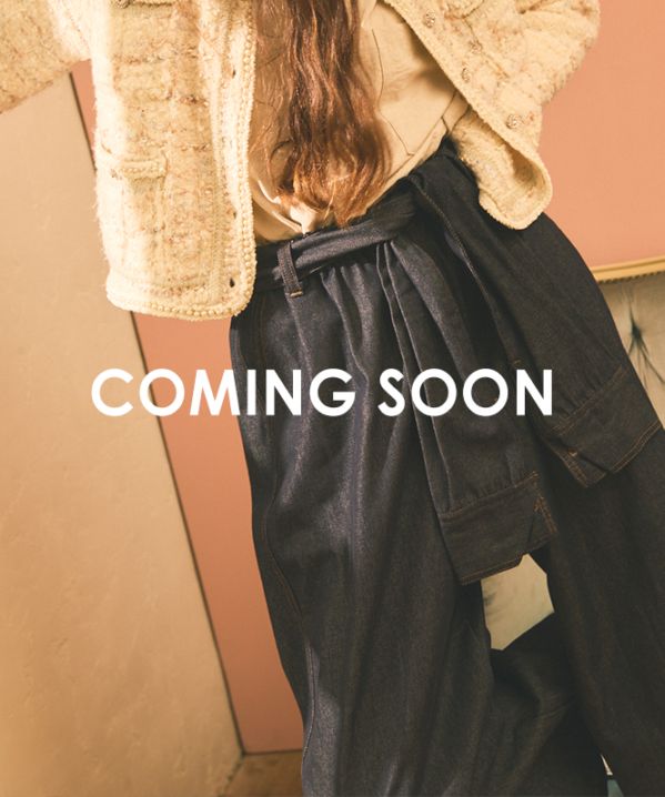 【COMING SOON】シャツスリーブベルトパンツ