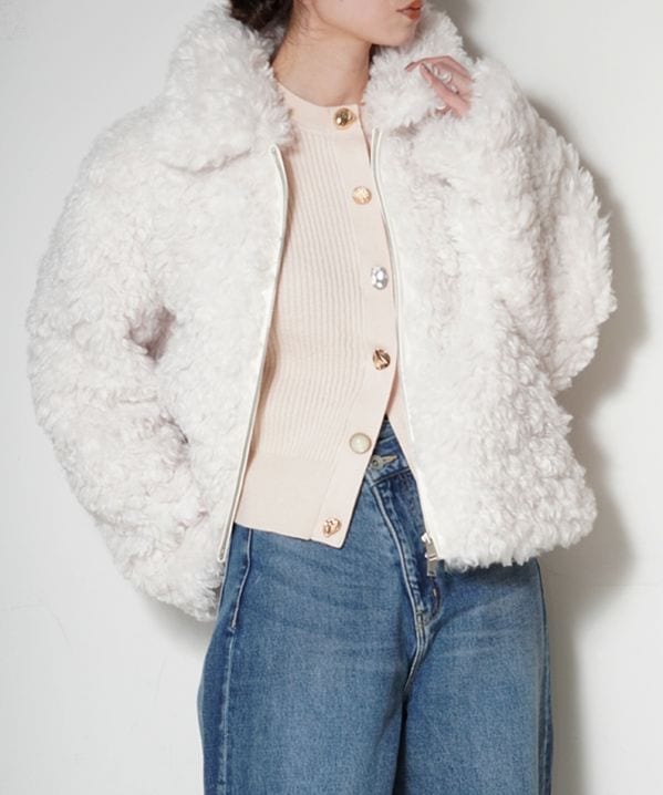 NUE FAUX SHEARLING JK