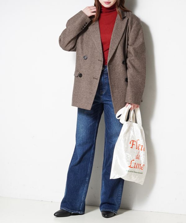 ヘリンボーンor無地 Wool Tailored JK