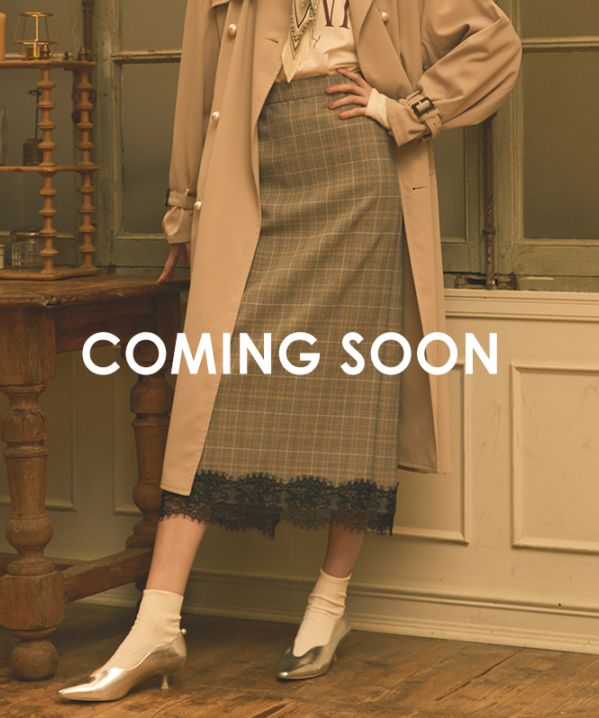 【COMING SOON】ウォームTRチェックスカート