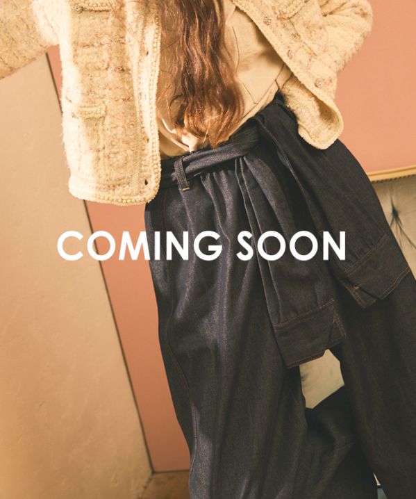【COMING SOON】シャツスリーブベルトパンツ
