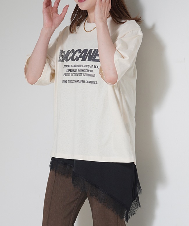 クラックロゴTシャツ