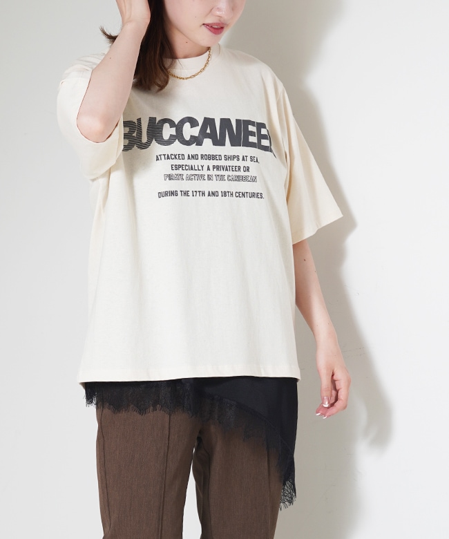 クラックロゴTシャツ