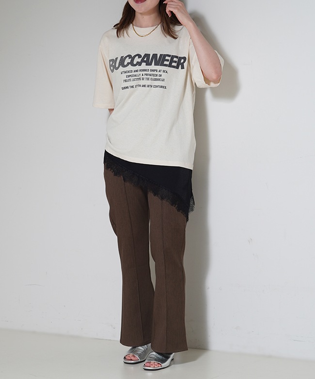 クラックロゴTシャツ