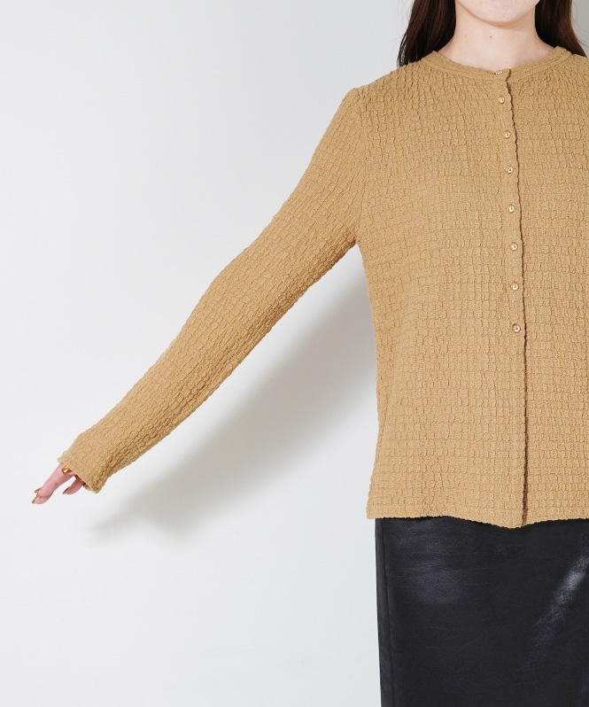 金ボタン2WAYカーディガン