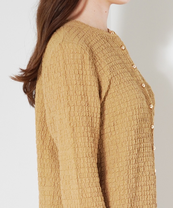 金ボタン2WAYカーディガン