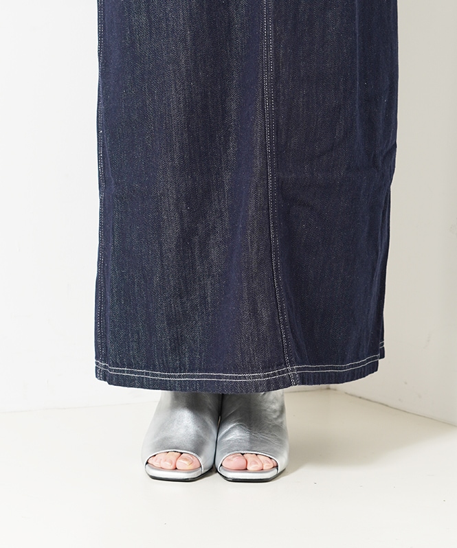 デニムジャンスカワンピース