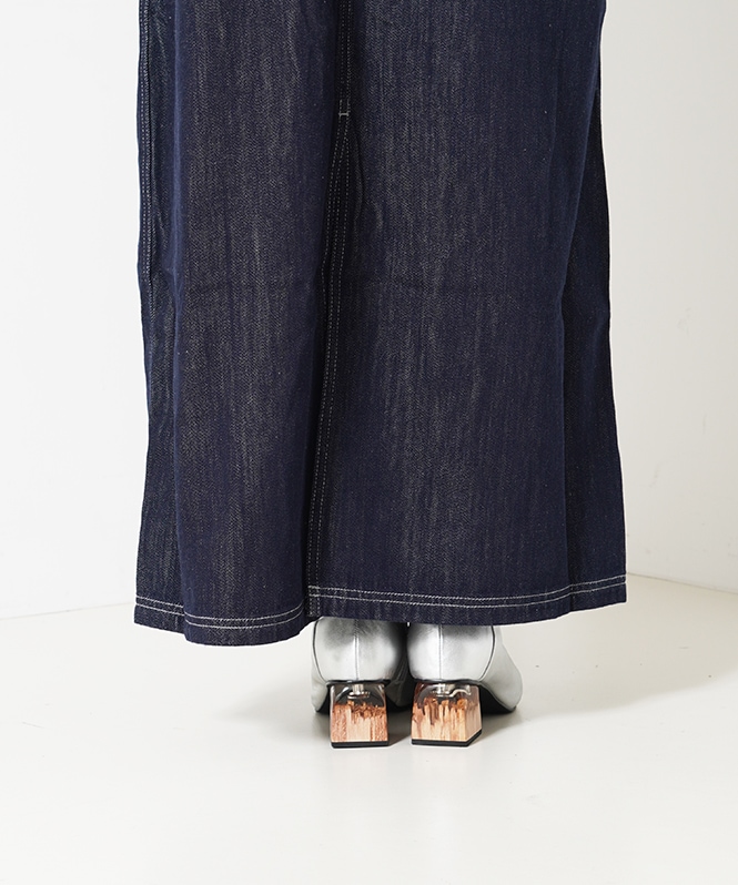 デニムジャンスカワンピース