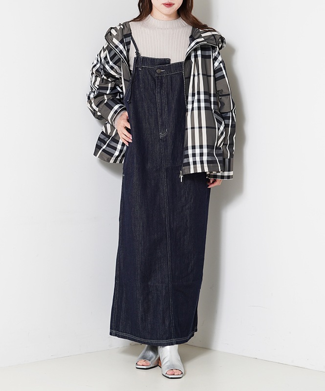 デニムジャンスカワンピース