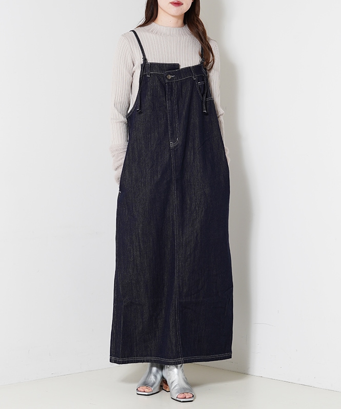 デニムジャンスカワンピース