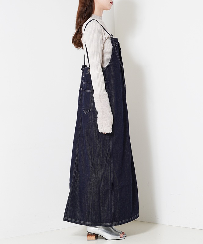 デニムジャンスカワンピース