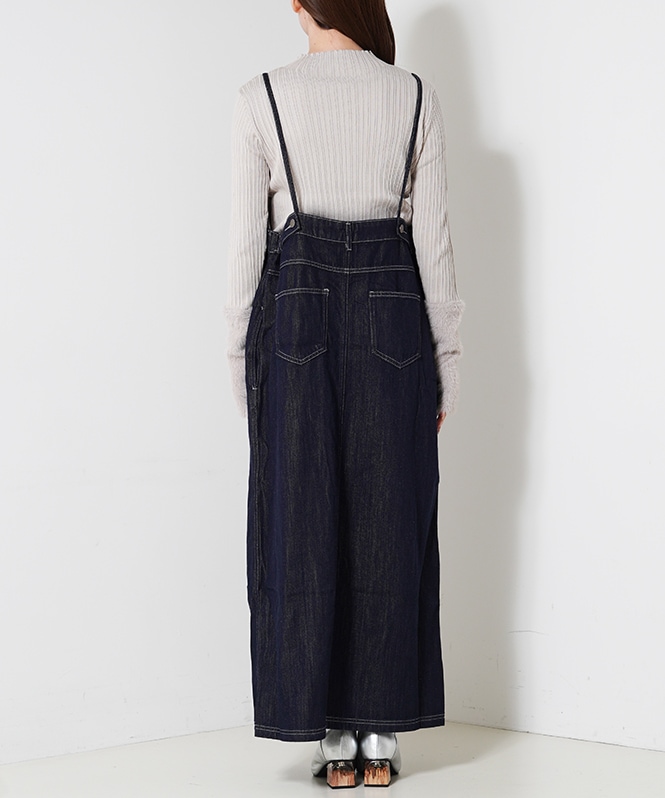 デニムジャンスカワンピース