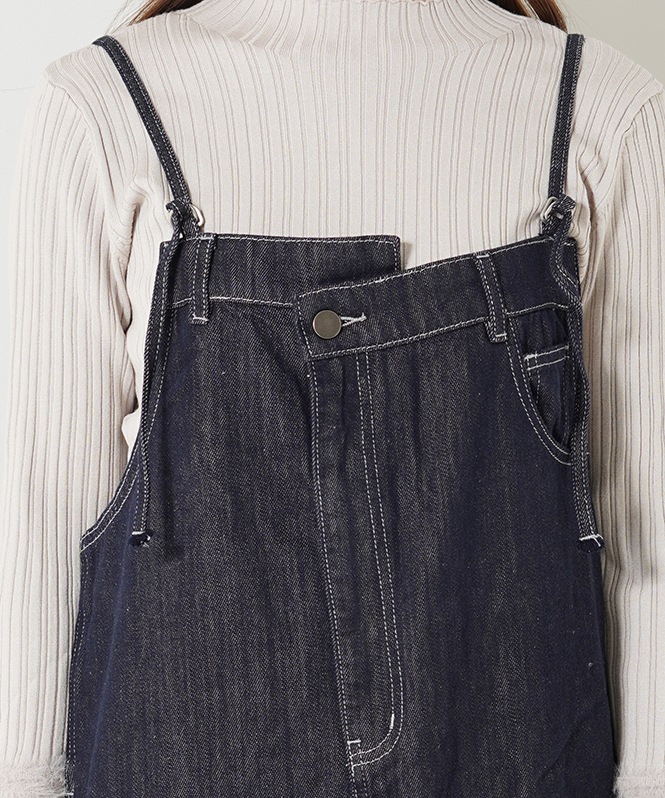 デニムジャンスカワンピース
