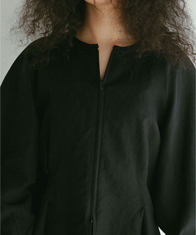 フロントファスナーウエストシェイプトップス | TOPS,シャツ／ブラウス