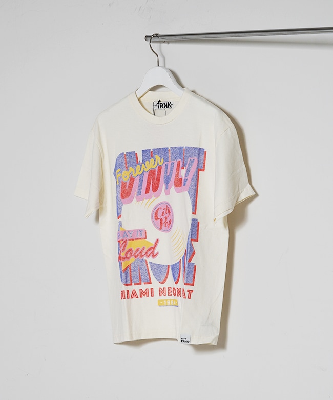 レコードプリントヴィンテージTシャツ