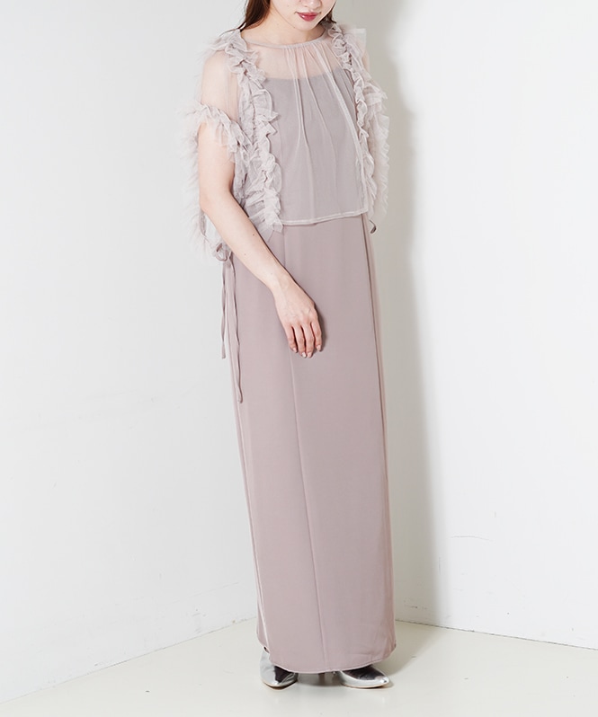 et.UNiVER Frill big shiape setup | DRESS,DRESS | ROOM903 online