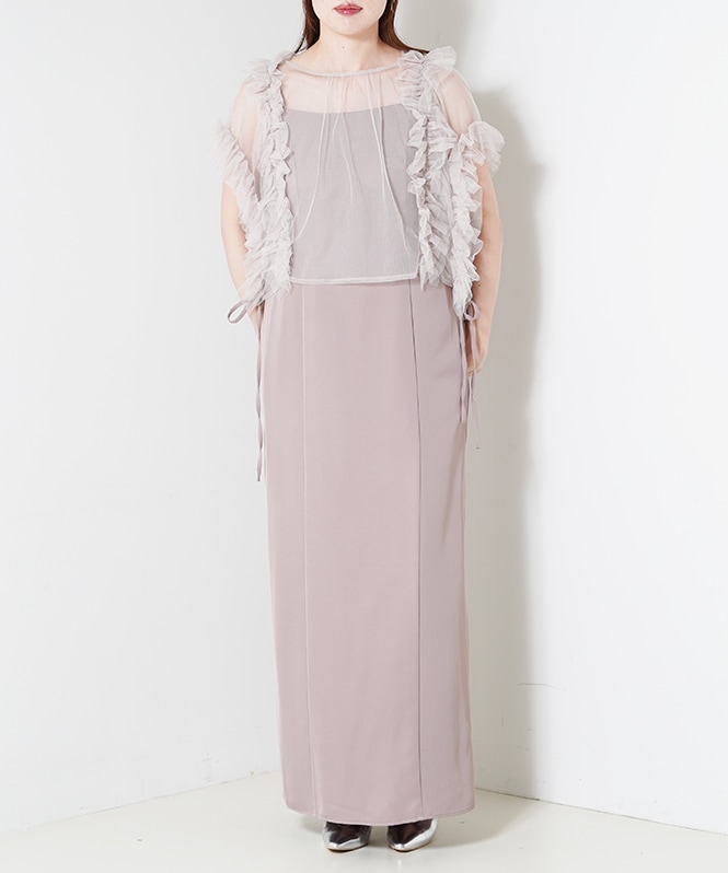 et.UNiVER Frill big shiape setup | DRESS,DRESS | ROOM903 online