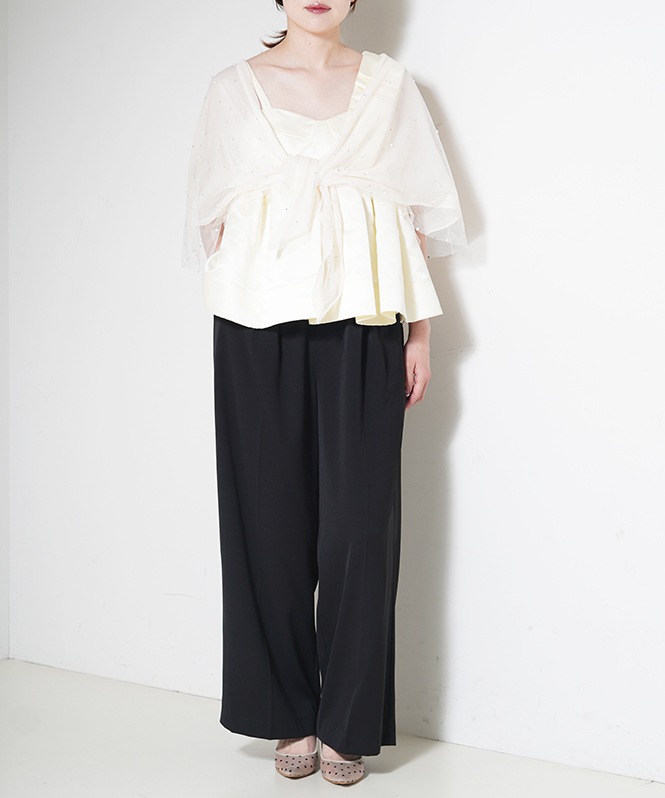 asymmetry ribbon set up | DRESS,PANTS DRESS | ROOM903 online