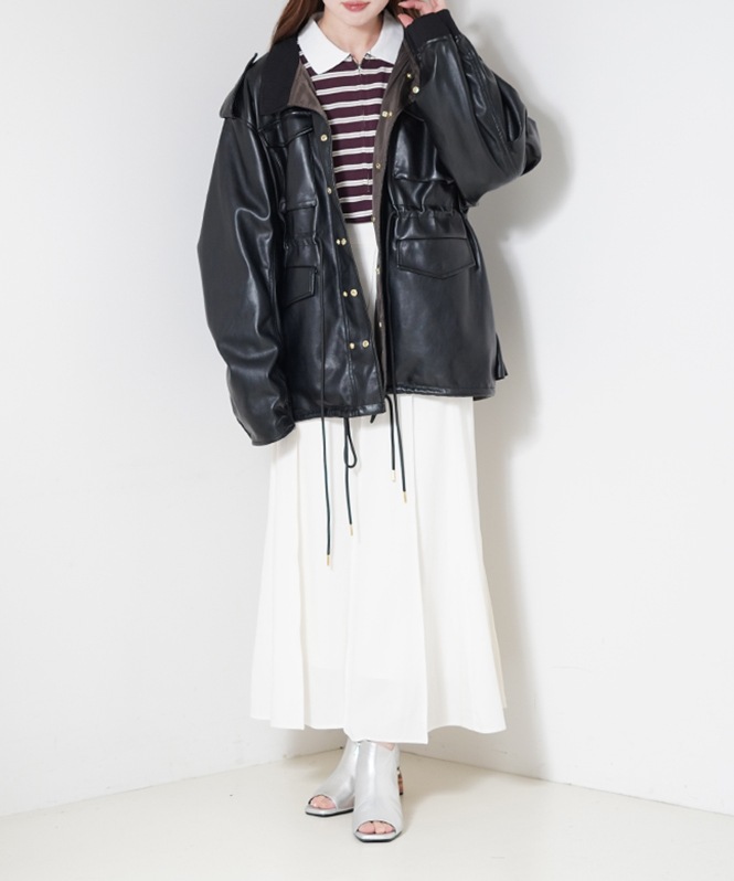 リバーシブル合皮ブルゾン | ALL ITEM | ROOM903 online